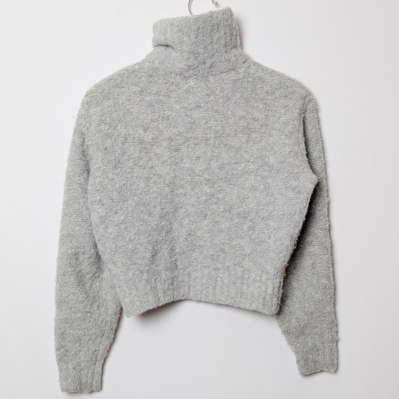 WILFRED Marilyn Sweater Alpaca Dove Light Grey Wool Aritzia Full Zip xxs - Picture 5 of 7